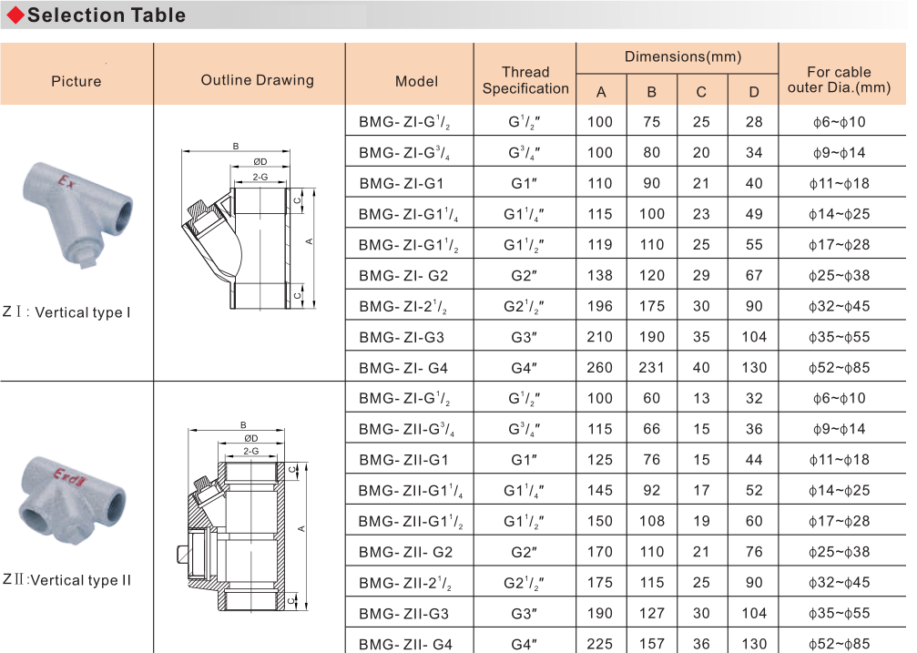 BMG Explosion Proof Isolated Sealing Box