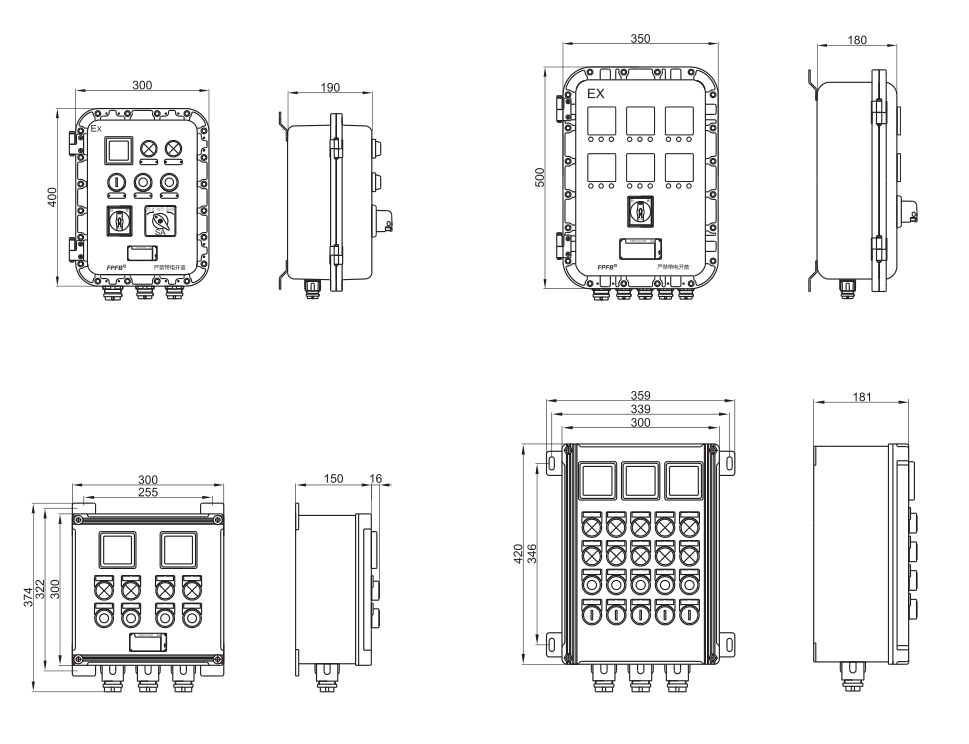 BXK Explosion Proof Control Box