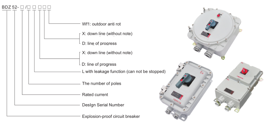 BDZ52 Explosion Proof Circuit Breaker