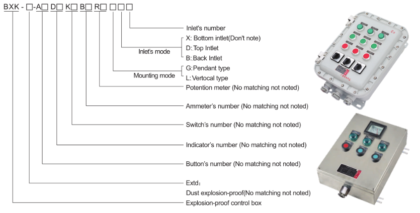 BXK Explosion Proof Control Box