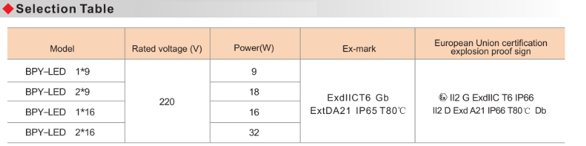 BPY Explosion Proof Energy-Efficient